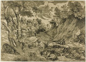 Saint Hieronymus i villmarken