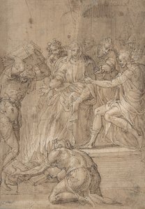 Cumaean Sibyll før Tarquin the Proud, 1500-tallet. av Nicolò dell