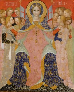 Saint Ursula and Her Maidens, ca. 1410 (tempera og gull på tre)