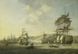 The Anglo-Dutch Fleet in the Bay of Algiers Backing up the Ultimatum to Release the Christian Slaves, 26 August 1816 Four Episodes during the Presence of the Anglo-Dutch Fleet in the Bay of Algiers, 26 to 27 August 1816 (series title)   1393799   no       