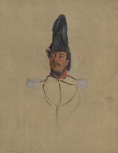 Portrettstudie av kaptein T.S. nabal av Nicolaas Pieneman