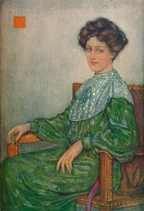 Portrett av fru J. Maltwood, c1892-1906, 1906-7