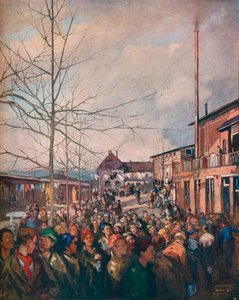 Ruhleben fangeleir, julemiddag, 1917