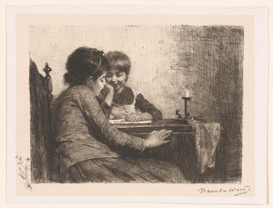 Kunst verdsettelse av Nicolaas van der Waay (signed by artist)