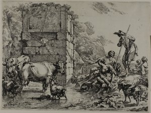 Kudrikking av Nicolaes Berchem