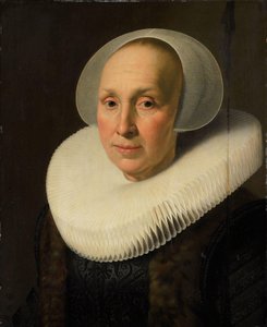 Portrett av Margriet Benningh (1565-1641) av Nicolaes Eliasz Pickenoy (attributed to)