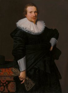Portrett av en 24 år gammel mann av Nicolaes Eliasz. Pickenoy