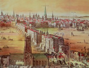 Old London Bridge, detalj fra 