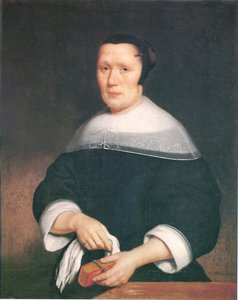 Portrett av en kvinne - av Nicolaes Maes