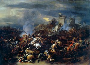 Slaget mellom Alexander og Porus, 326 f.Kr., midten til slutten av 1600-tallet