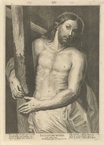 Kristus med korset Kristus og tretten apostler (serietittel) av Nicolaes Ryckmans