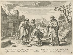 Elisa hjelper en fattig enke History of Elisa (serietittel) av Nicolaes Ryckmans