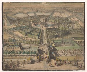 Utsikt over parken i Enghien Le Parc l