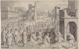 Tilbedelse av kongene av Nicolaes de Bruyn