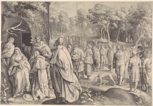 Tilbedelse av kongene av Nicolaes de Bruyn