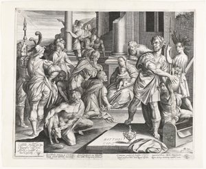 Tilbedelse av kongene av Nicolaes de Bruyn