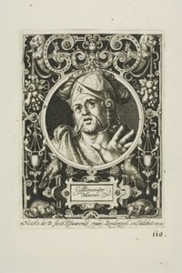 Aleksander den store, plate to fra De ni verdige av Nicolaes de Bruyn