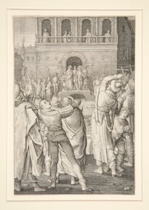 Kristus vist til folket (Passion Series) av Nicolaes de Bruyn