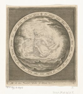 Første skapelsesdag: Gud skaper himmel og jord Fra skapelse til utvisning fra paradis (serietittel) av Nicolaes de Bruyn