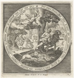 Utvisning fra paradis av Nicolaes de Bruyn