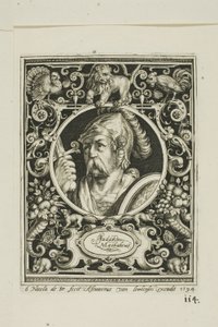 Judas Macabee, plate seks fra De ni verdige av Nicolaes de Bruyn