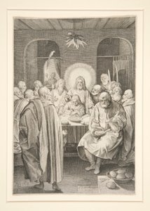 The Last Supper (Passion Series) av Nicolaes de Bruyn
