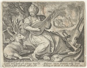 sanse hørselen Fem sanser (serietittel) av Nicolaes de Bruyn