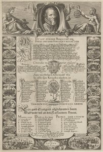 Allegorisk portrett til ære for prins Maurits, 1612 av Nicolaes van Geelkercken