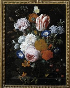 Blomster i en glassvase