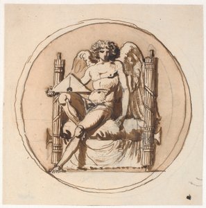 Allegori om rettferdighet. Studer for et lettelse på Liberty Memorial av Nicolai Abildgaard