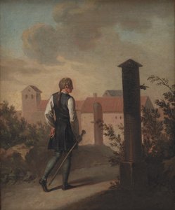Niels Klim i Potu av Nicolai Abildgaard