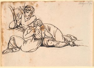 Sappho og Mytilene av Nicolai Abildgaard