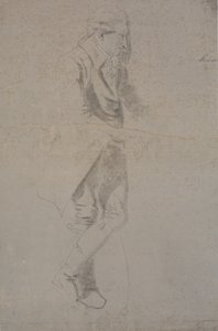 Stående mann i kostyme fra ca. 1770. Struensee? av Nicolai Abildgaard