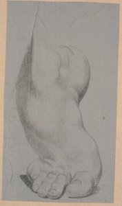 Studie av en fot av Nicolai Abildgaard