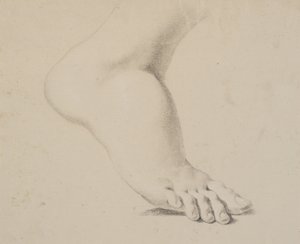 Studie av en fot av Nicolai Abildgaard