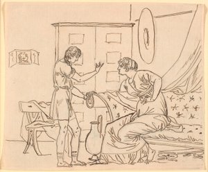 Studer for Papirius og moren hans av Nicolai Abildgaard