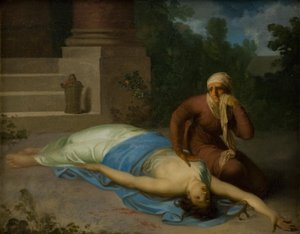 Den døende Messalina og hennes mor av Nicolai Abildgaard