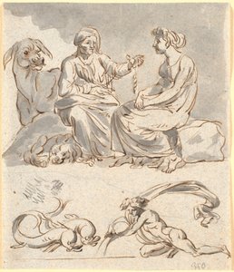 Utkast til scene av Apuleius
