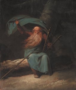 Ossian synger sin svanesang, 1780-1782. av Nicolai Abraham Abildgaard