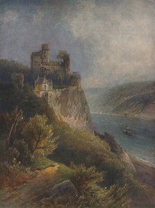 Burg Rheinstein, Rheinstein slott, 1923.
