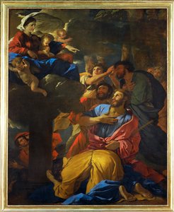 av Nicolas (attr.to) Poussin