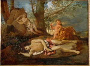  av Nicolas (attr.to) Poussin