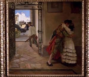 Tyrefekterens farvel (maleri) av Nicolas Alperiz