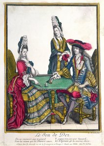 Le Jeu de Dez (Terningspill), sent på 1600-tallet