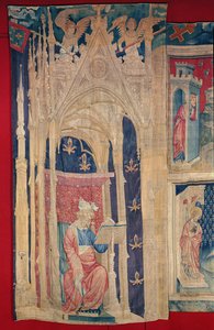 The Reader, fra Apocalypse Tapestry of Angers, 1373-87 (teppe) av Nicolas Bataille