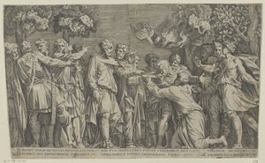 Gamle augur av Nicolas Beatrizet (attributed to)
