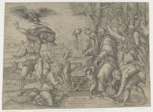 Tilbud av Iphigenia av Nicolas Beatrizet