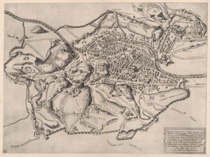 Mirror of Roman Magnificence: Utsikt over Roma fra øst, 1500-tallet., 1500-tallet. av Nicolas Beatrizet