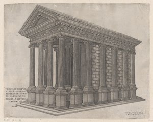 Temple of Fortuna, Roma, 1550., 1550.