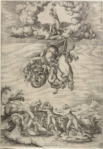 Phaetons fall av Nicolas Beatrizet